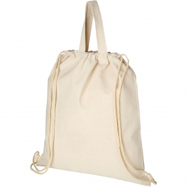 Logo trade advertising product photo of: Pheebs 210 g/m² recycled drawstring bag 6L