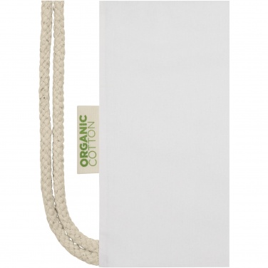 Logo trade promotional products picture of: Orissa 100 g/m² organic cotton drawstring bag 5L