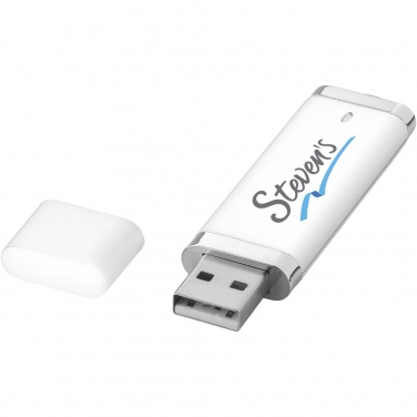 Logo trade advertising products picture of: Flat 4GB USB flash drive