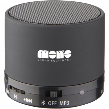 Logo trade corporate gift photo of: Duck cylinder Bluetooth® speaker with rubber finish