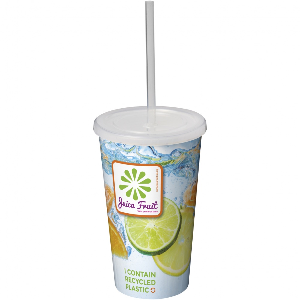 Logo trade advertising products picture of: Brite-Americano® 350 ml double-walled stadium cup