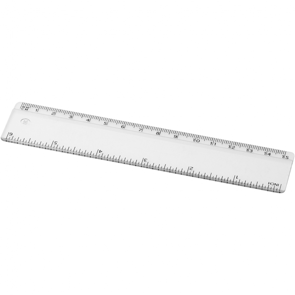 Logo trade promotional items picture of: Renzo 15 cm plastic ruler