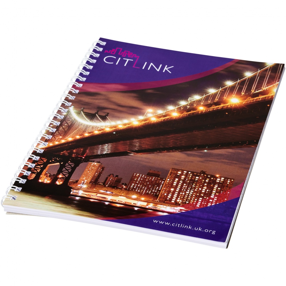 Logotrade advertising products photo of: Desk-Mate® A5 spiral notebook