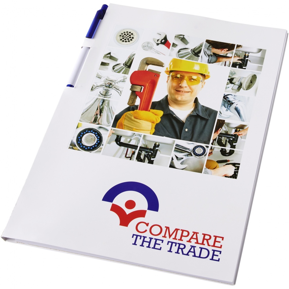 Logotrade corporate gifts photo of: Essential conference pack A4 notepad and pen