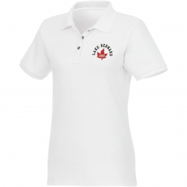 Logotrade advertising products photo of: Beryl short sleeve women's organic recycled polo
