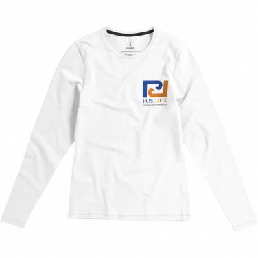 Logotrade promotional gifts photo of: Ponoka long sleeve women's organic t-shirt