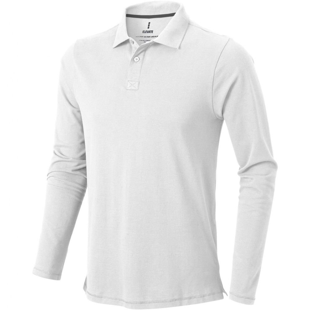 Logo trade promotional gifts picture of: Oakville long sleeve men's polo