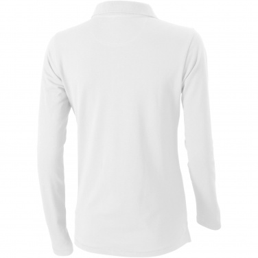 Logo trade promotional merchandise image of: Oakville long sleeve women's polo