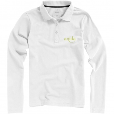 Logotrade corporate gifts photo of: Oakville long sleeve women's polo