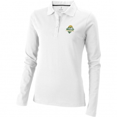 Logotrade promotional product picture of: Oakville long sleeve women's polo