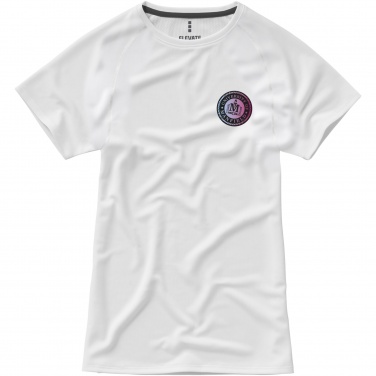 Logo trade promotional products image of: Niagara short sleeve women's cool fit t-shirt