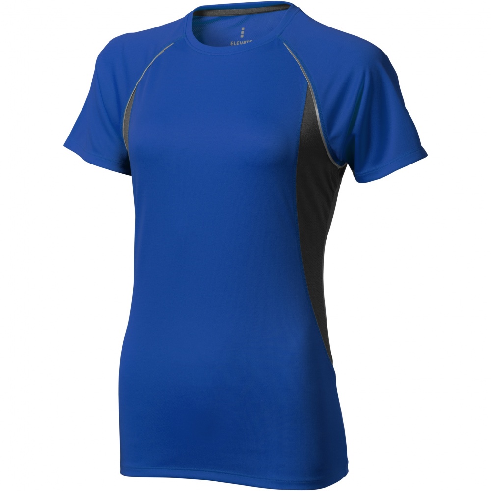 Logo trade promotional gifts picture of: Quebec short sleeve women's cool fit t-shirt