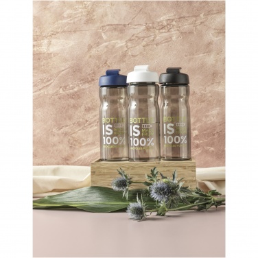 Logo trade promotional gifts image of: H2O Active® Eco Base 650 ml flip lid sport bottle