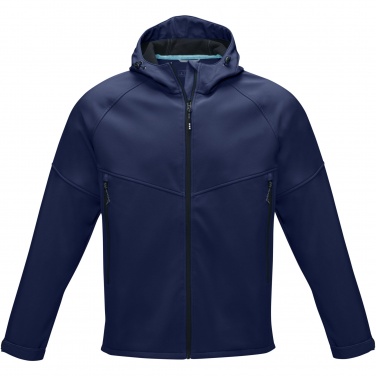 Logo trade promotional merchandise image of: Coltan men’s GRS recycled softshell jacket