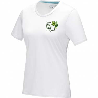 Logotrade promotional giveaway image of: Azurite short sleeve women’s organic t-shirt