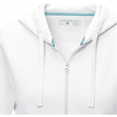 Logotrade promotional giveaway picture of: Ruby women’s organic recycled full zip hoodie