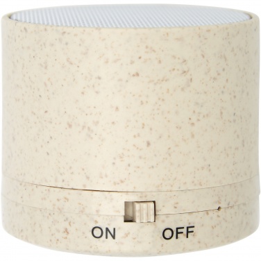 Logo trade promotional products picture of: Kikai wheat straw Bluetooth® speaker