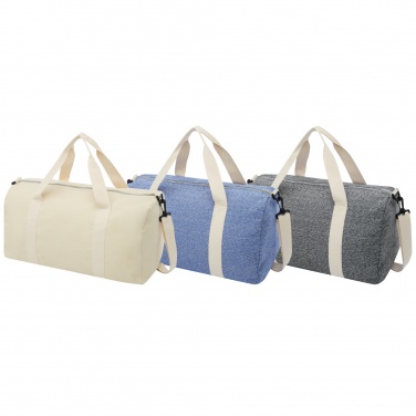 Logo trade promotional gifts picture of: Pheebs 450 g/m² recycled cotton and polyester duffel bag 24L