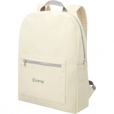 Logotrade promotional giveaways photo of: Pheebs 450 g/m² recycled cotton and polyester backpack 10L