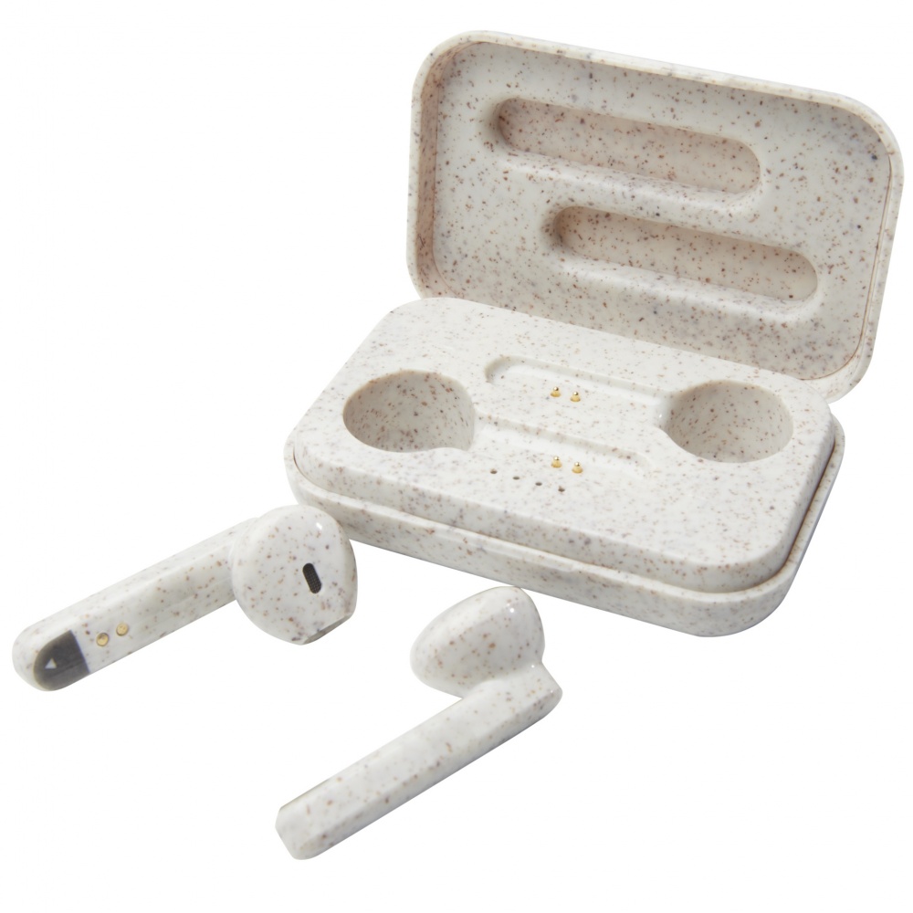 Logotrade corporate gift image of: Nantai wheat straw True Wireless earbuds