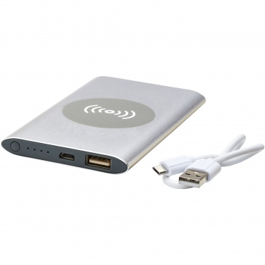 Logo trade promotional product photo of: Juice 4000mAh wireless power bank 