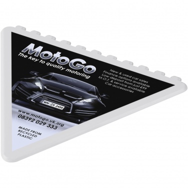 Logo trade advertising products picture of: Frosty triangular recycled plastic ice scraper