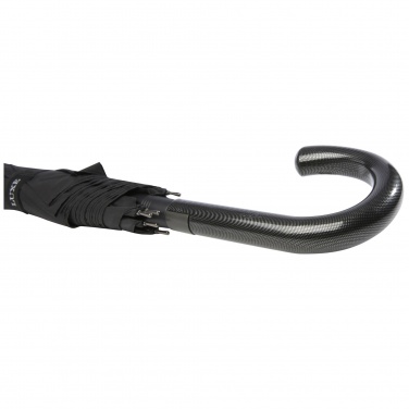 Logotrade promotional item picture of: Fontana 23" auto open umbrella with carbon look and crooked handle