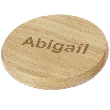 Logotrade promotional giveaways photo of: Scoll wooden coaster with bottle opener