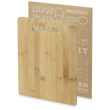 Logo trade business gifts image of: Basso bamboo cutting board