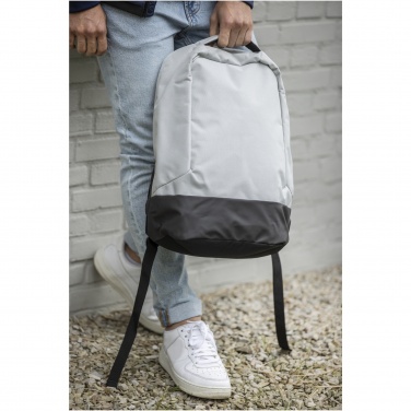 Logo trade business gift photo of: Cover GRS RPET anti-theft backpack 18L