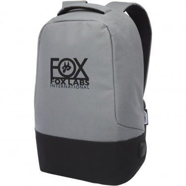 Logo trade business gift photo of: Cover GRS RPET anti-theft backpack 18L