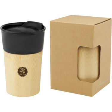 Logotrade corporate gifts photo of: Pereira 320 ml porcelain mug with bamboo outer wall