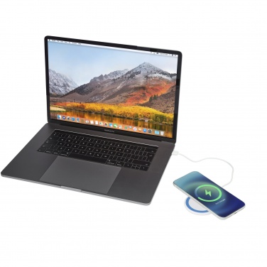 Logo trade promotional giveaways picture of: Peak 10W magnetic wireless charging pad