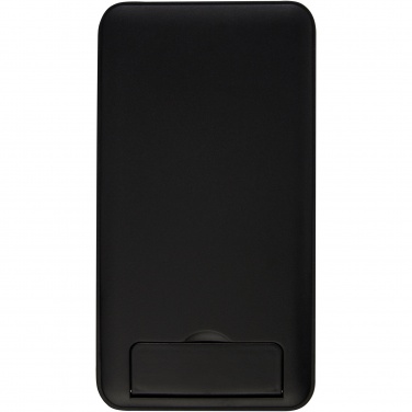 Logotrade corporate gift image of: Loop 10W recycled plastic wireless charging pad with phone stand