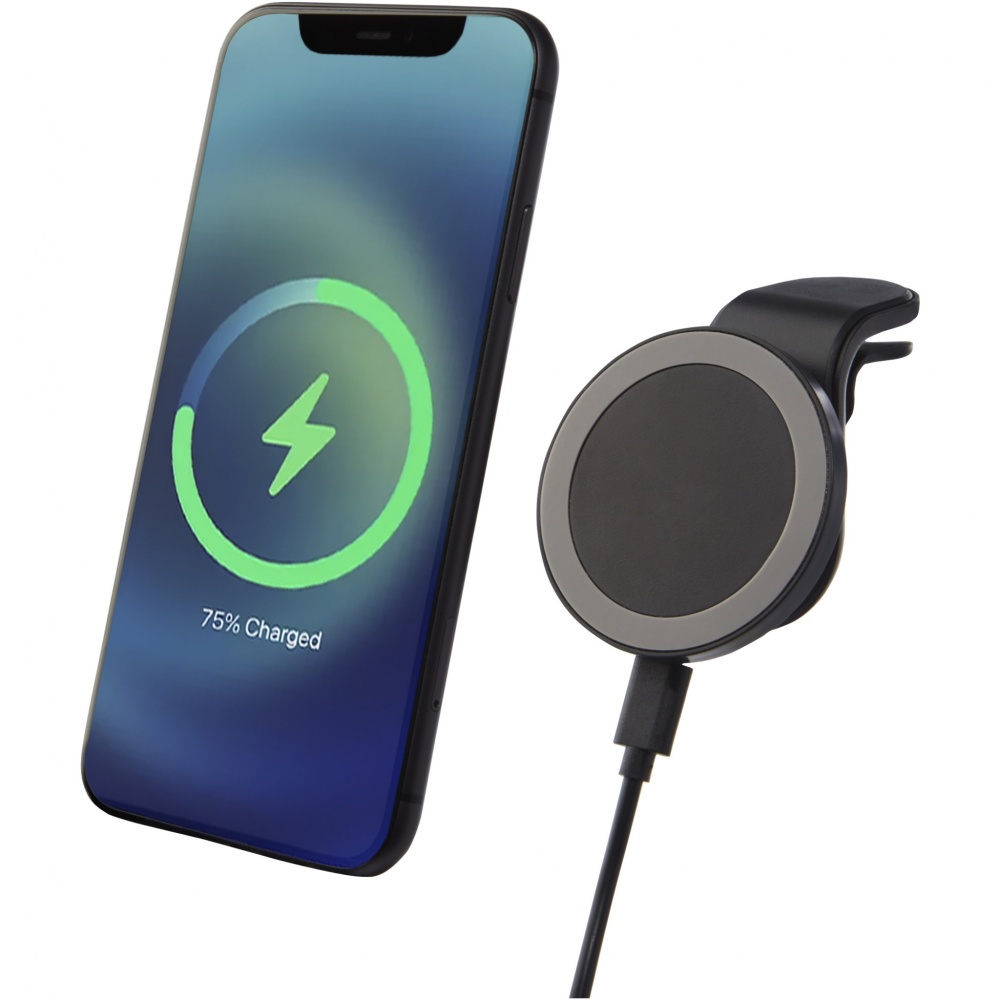 Logo trade business gift photo of: Magclick 10W wireless magnetic car charger