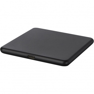 Logotrade promotional gift picture of: Loop 10W recycled plastic wireless charging pad