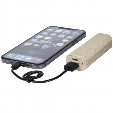 Logotrade corporate gift picture of: Yoko 1200mAh wheat straw power bank
