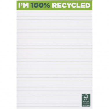 Logotrade promotional giveaways photo of: Desk-Mate® A5 recycled notepad