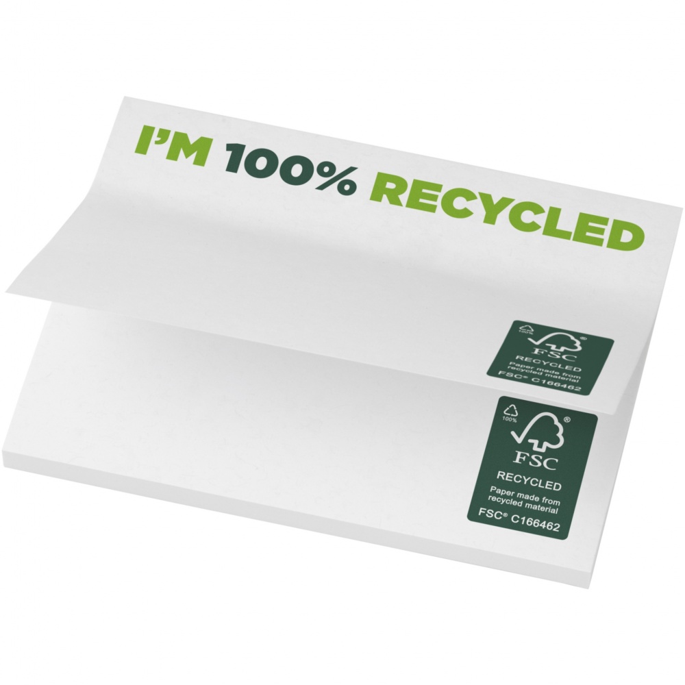 Logotrade corporate gift image of: Sticky-Mate® recycled sticky notes 100x75 mm