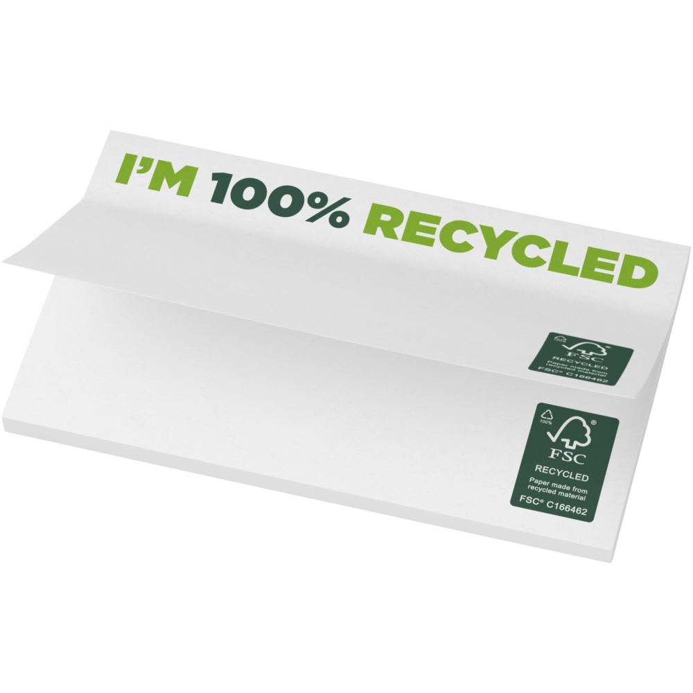 Logotrade promotional merchandise image of: Sticky-Mate® recycled sticky notes 127 x 75 mm