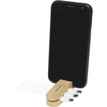 Logotrade business gift image of: Edulis bamboo cable manager 