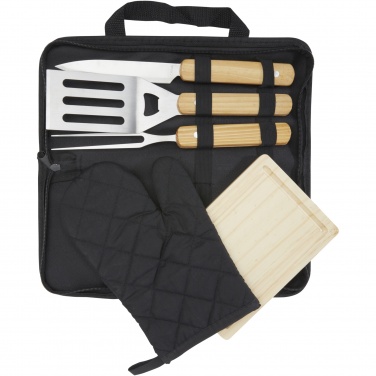 Logo trade promotional gifts image of: Gratar 5-piece BBQ set
