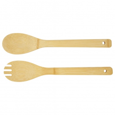 Logo trade promotional gifts picture of: Argulls bamboo salad bowl and tools