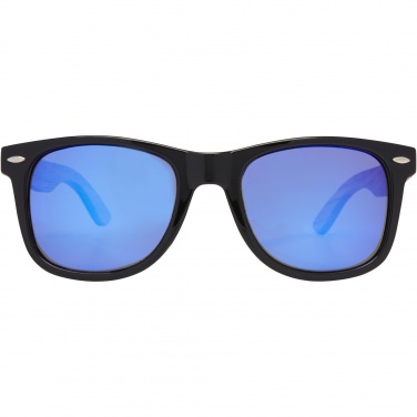 Logotrade promotional merchandise photo of: Hiru rPET/wood mirrored polarized sunglasses in gift box