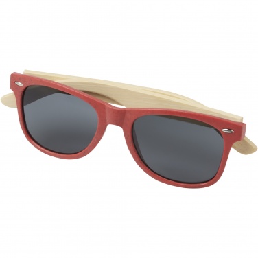 Logo trade business gifts image of: Sun Ray bamboo sunglasses