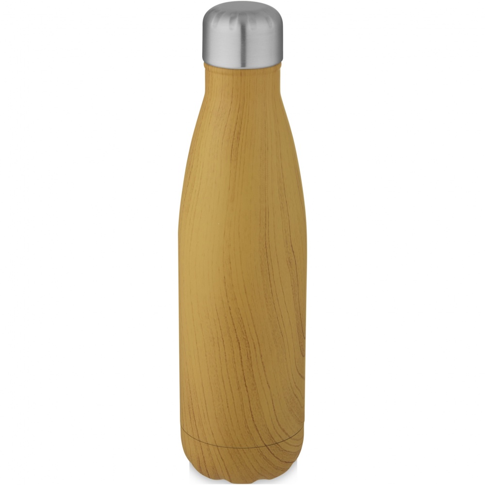 Logotrade promotional gifts photo of: Cove 500 ml vacuum insulated stainless steel bottle with wood print