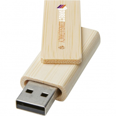 Logotrade promotional product image of: Rotate 16GB bamboo USB flash drive