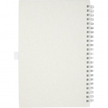 Logo trade corporate gifts image of: Dairy Dream A5 size reference recycled milk cartons spiral notebook