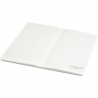 Logo trade advertising product photo of: Dairy Dream A5 size reference recycled milk cartons spineless notebook