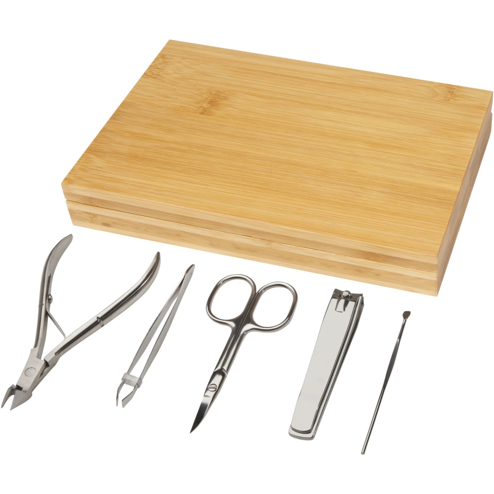 Logotrade promotional gifts photo of: Ladia 5-piece bamboo manicure set